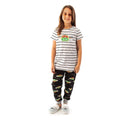 Blanc - noir - Back - Friends - Ensemble de pyjama long - Fille