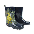 Bleu marine - jaune - Front - Adventure Time - Bottes de pluie - Garçon