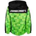 Vert - noir - Side - Minecraft - Veste imperméable - Garçon