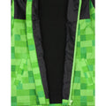 Vert - noir - Close up - Minecraft - Veste imperméable - Garçon