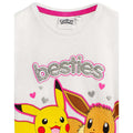 Blanc - Rose - Jaune - Side - Pokemon - Ensemble de pyjama court BESTIES - Fille