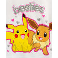 Blanc - Rose - Jaune - Lifestyle - Pokemon - Ensemble de pyjama court BESTIES - Fille