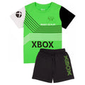 Vert - Noir - Front - Xbox - Ensemble de pyjama court - Garçon