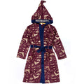 Bleu marine - Bordeaux - Doré - Front - Harry Potter - Robe de chambre - Enfant