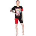 Rouge - Noir - Back - Harley Quinn - Ensemble de pyjama MAD LOVE - Femme