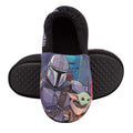 Noir - Bleu - Side - Star Wars: The Mandalorian - Chaussons - Garçon