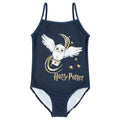 Bleu marine - Blanc - Doré - Front - Harry Potter - Maillot de bain - Fille