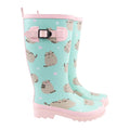 Turquoise pâle - Rose - Back - Pusheen - Bottes de pluie - Femme