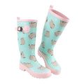 Turquoise pâle - Rose - Front - Pusheen - Bottes de pluie - Femme