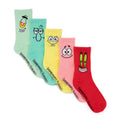 Jaune - Vert - Rouge - Bleu - Front - SpongeBob SquarePants - Chaussettes - Adulte