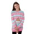 Rose - Bleu - Close up - Pusheen - Sweat - Fille