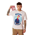 Blanc - Back - Barbie - T-shirt MERRY KENMAS - Homme