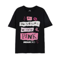 Noir - Front - Mean Girls - T-shirt PINK WEDNESDAYS - Femme