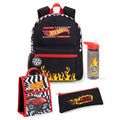 Noir - Rouge - Front - Hot Wheels - Ensemble Sac à dos