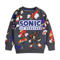 Gris - Back - Sonic The Hedgehog - Ensemble sweat et short - Garçon