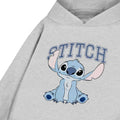 Gris chiné - Side - Lilo & Stitch - Sweat à capuche COLLEGE - Fille