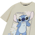 Blanc cassé - Side - Lilo & Stitch - T-shirt - Fille