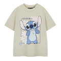 Blanc cassé - Front - Lilo & Stitch - T-shirt - Fille