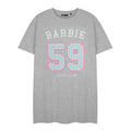 Gris chiné - Front - Barbie - Chemise de nuit SPORTS CLUB - Femme