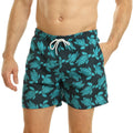 Bleu marine - Turquoise vif - Side - RIPT Essentials - Short de bain - Homme