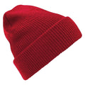 Rouge - Front - Beechfield Heritage - Bonnet d´hiver uni de qualité - Femme