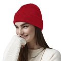 Rouge - Back - Beechfield Heritage - Bonnet d´hiver uni de qualité - Femme