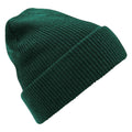 Vert bouteille - Front - Beechfield Heritage - Bonnet d´hiver uni de qualité - Femme