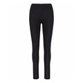 Noir - Back - Proact - Leggings de sport élastiqué - Femme