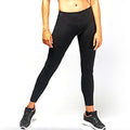 Noir - Side - Proact - Leggings de sport élastiqué - Femme