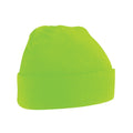 Vert fluo - Front - Beechfield - Bonnet à revers - Mixte