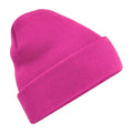 Fuchsia - Front - Beechfield - Bonnet à revers - Mixte