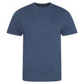 Bleu marine chiné - Front - AWDis - Tee-shirt Tri Blend - Hommes