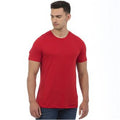 Rouge chiné - Front - AWDis - Tee-shirt Tri Blend - Hommes
