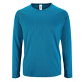 Bleu ciel - Front - SOLS - T-shirt à manches longues PERFORMANCE - Homme