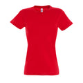 Rouge - Front - SOLS - T-shirt IMPERIAL - Femme