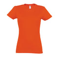 Orange - Front - SOLS - T-shirt IMPERIAL - Femme