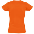 Orange - Back - SOLS - T-shirt IMPERIAL - Femme