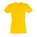 Jaune - Front - SOLS - T-shirt IMPERIAL - Femme