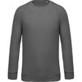 Gris foncé - Front - Kariban- Sweatshirt  biologique RAGLAN - Homme