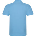 Bleu ciel - Back - Pro RTX - Polo manches courtes - Hommes