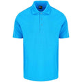 Turquoise vif - Front - Pro RTX - Polo manches courtes - Hommes