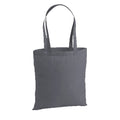 Gris Foncé - Front - Westford Mill - Sac de rangement coton