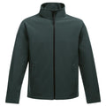 Vert foncé-noir - Front - Regatta - Veste softshell ABLAZE - Homme