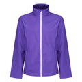 Violet-noir - Front - Regatta - Veste softshell ABLAZE - Homme