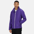 Violet-noir - Back - Regatta - Veste softshell ABLAZE - Homme