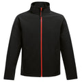 Noir-rouge - Front - Regatta - Veste softshell ABLAZE - Homme