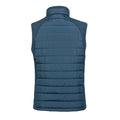 Bleu marine - Rouge - Back - Result -  Gilet Softshells matelassé et rembourré COMPASS -  Homme