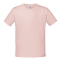 Rose pâle - Front - Fruit Of The Loom - T-shirt manches courtes ICONIC -  Unisexe