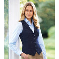 Bleu marine À carreaux - Front - Brook Taverner - Gilet NASHVILLE - Femme