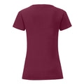 Bordeaux - Back - Fruit Of The Loom - T-shirt manches courtes ICONIC - Femme